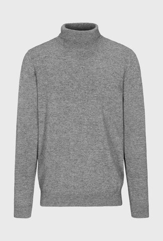 Klasyczny golf Commander w odcieniu szarego melanżu