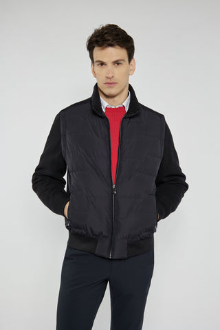 Męska kurtka pikowana z odpinanymi rękawami