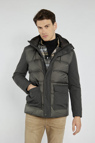 Męska kurtka Campione pikowana z kapturem