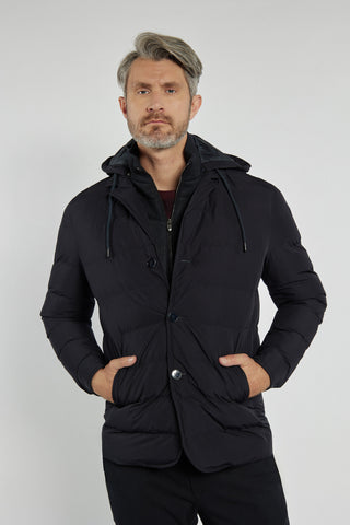 Męska kurtka Campione puchowa granatowa