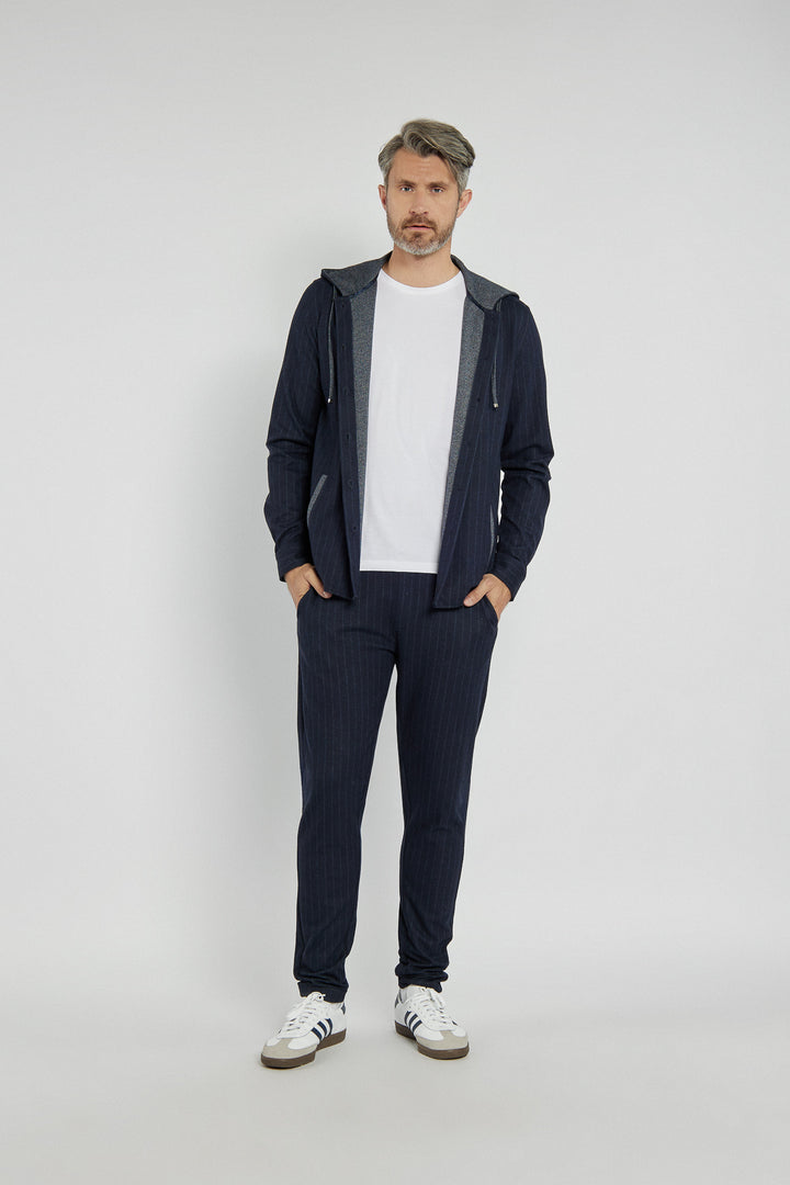 Stylowy komplet męski w casualowym stylu