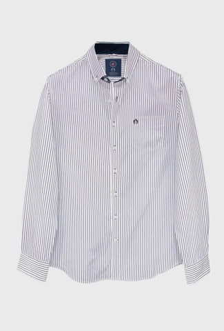 Męska koszula Campione w granatowe pionowe paski