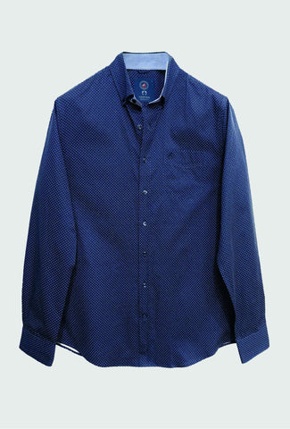 Męska koszula Campione Modern Fit z geometrycznym wzorem