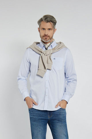 Męska koszula Campione błękitna Modern Fit