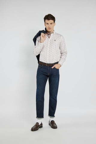 Męskie spodnie Campione jeansowe granatowe Regular Fit