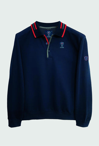 Męska bluza polo Campione z zamkiem