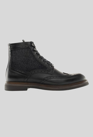 Męskie sznurowane buty Ambitious czarne