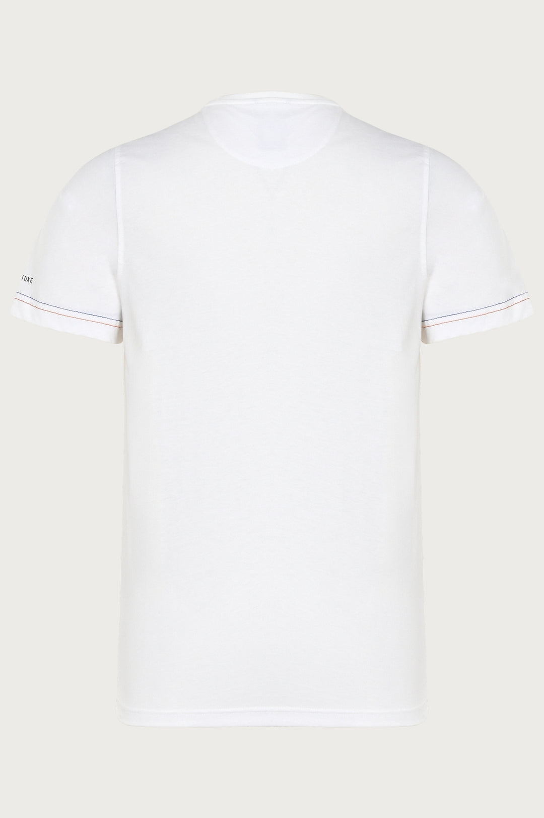 T-shirt w kolorze ecru z surferskim nadrukiem