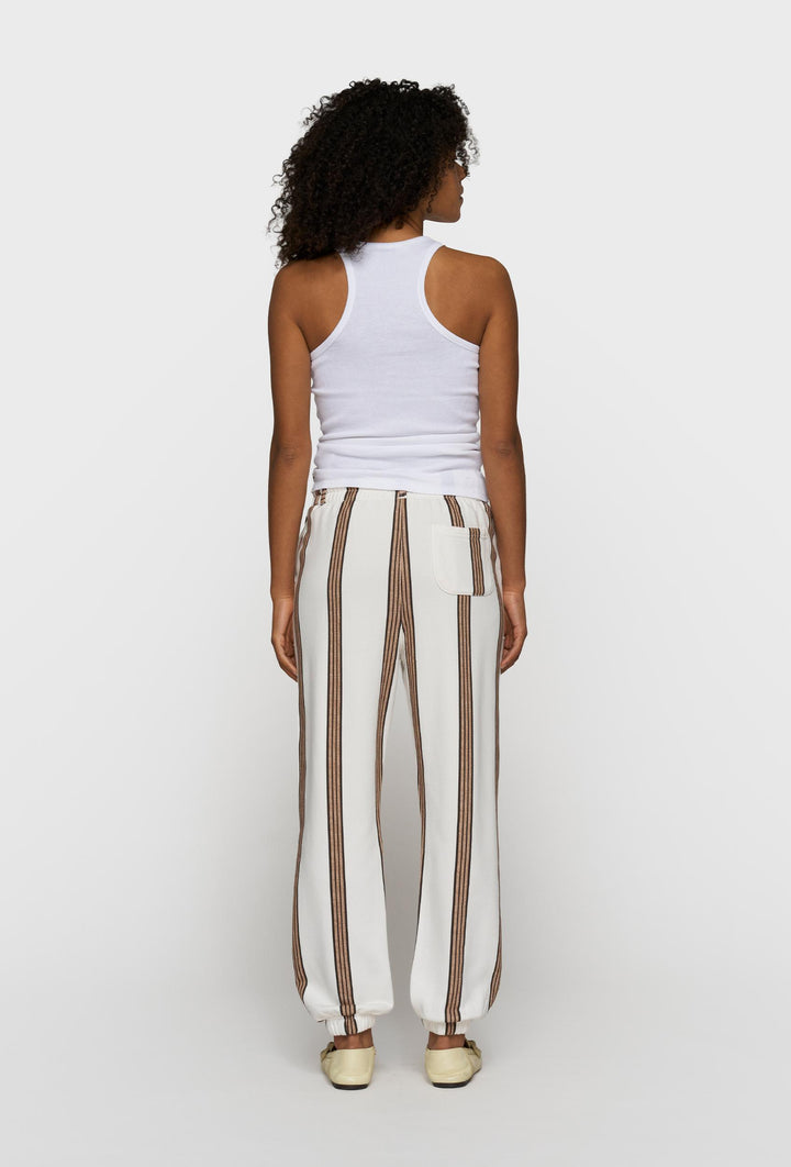 Spodnie dresowe w kolorze beżowym i brązowym