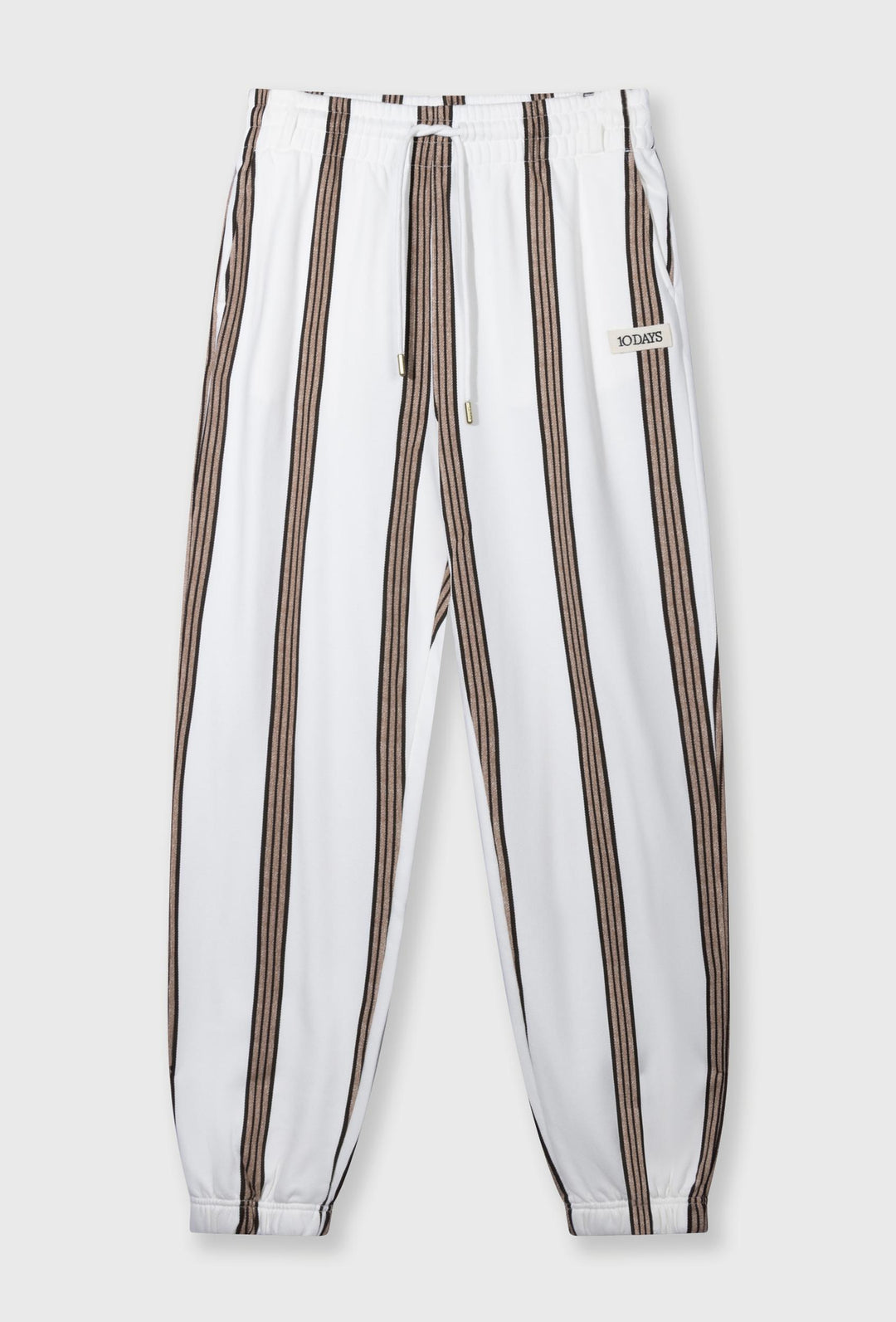 Spodnie dresowe w kolorze beżowym i brązowym