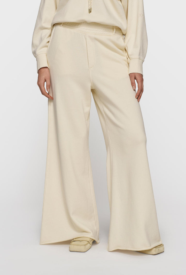 Spodnie culotte w kolorze ecru