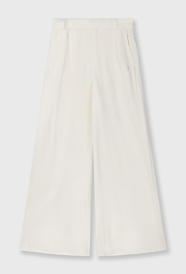 Spodnie culotte w kolorze ecru