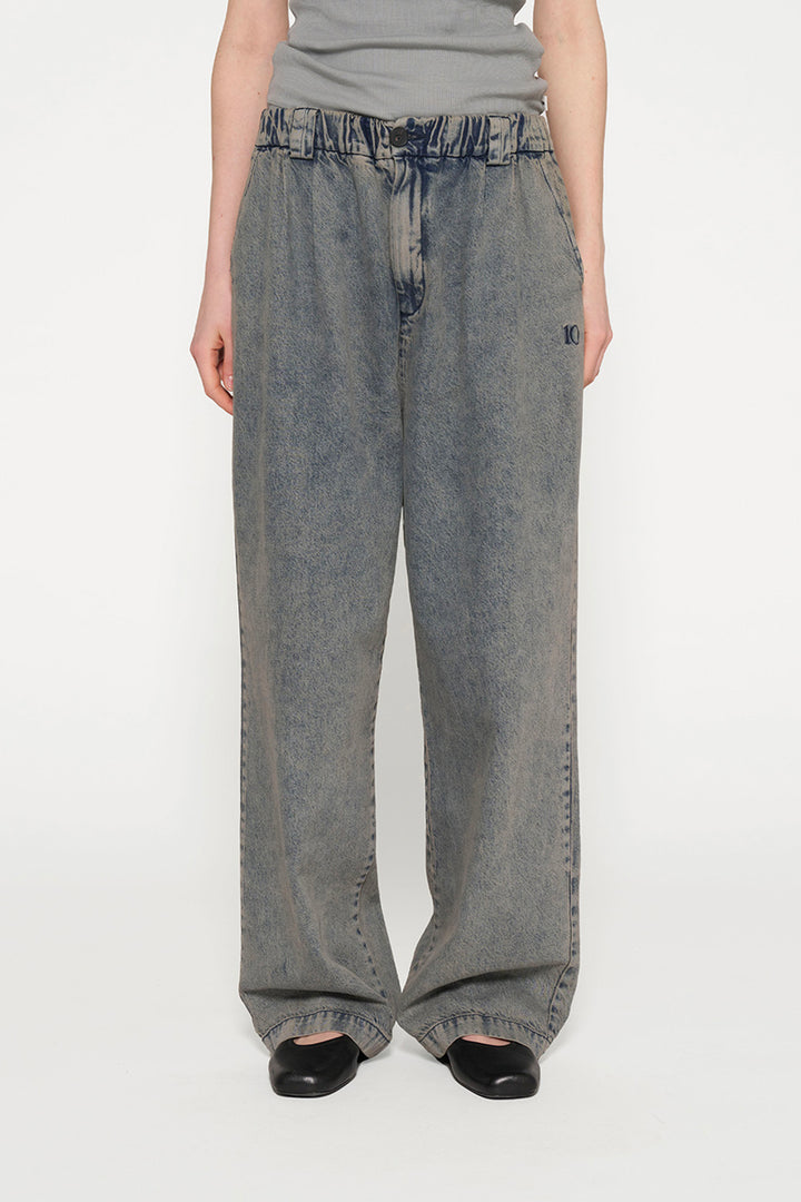 Spodnie jeansowe o fasonie oversize