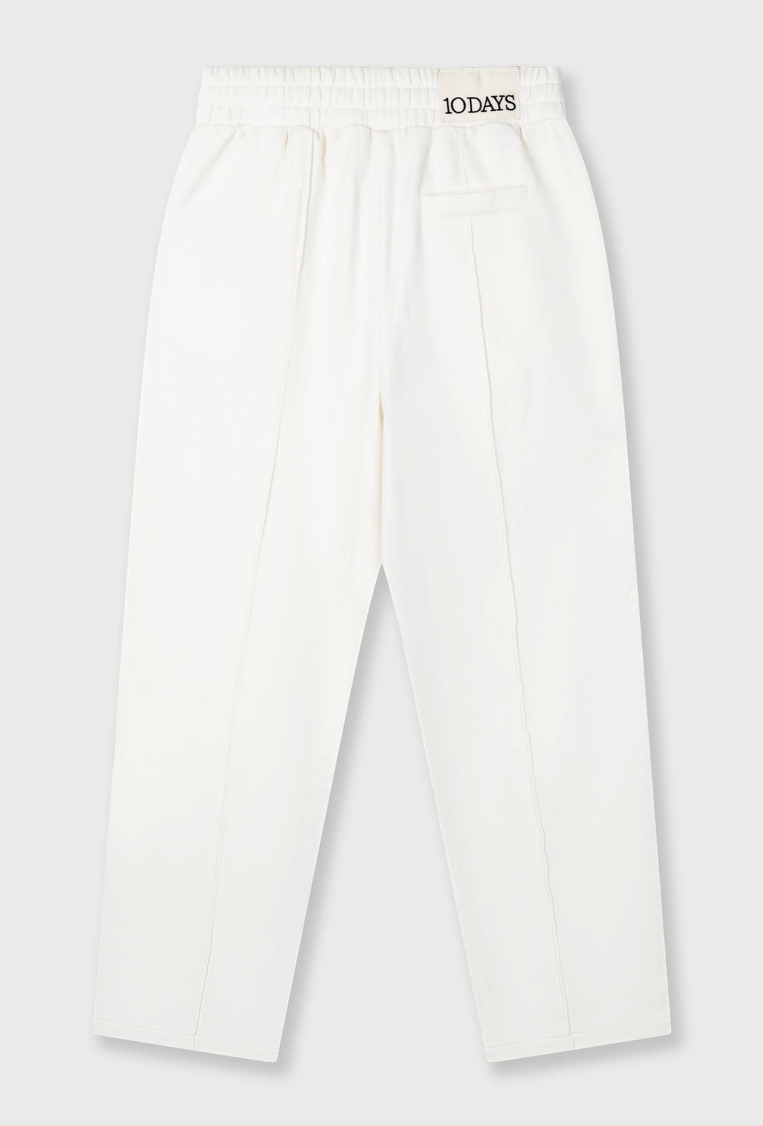 Spodnie dresowe z prostą nogawką i paskiem w pasie