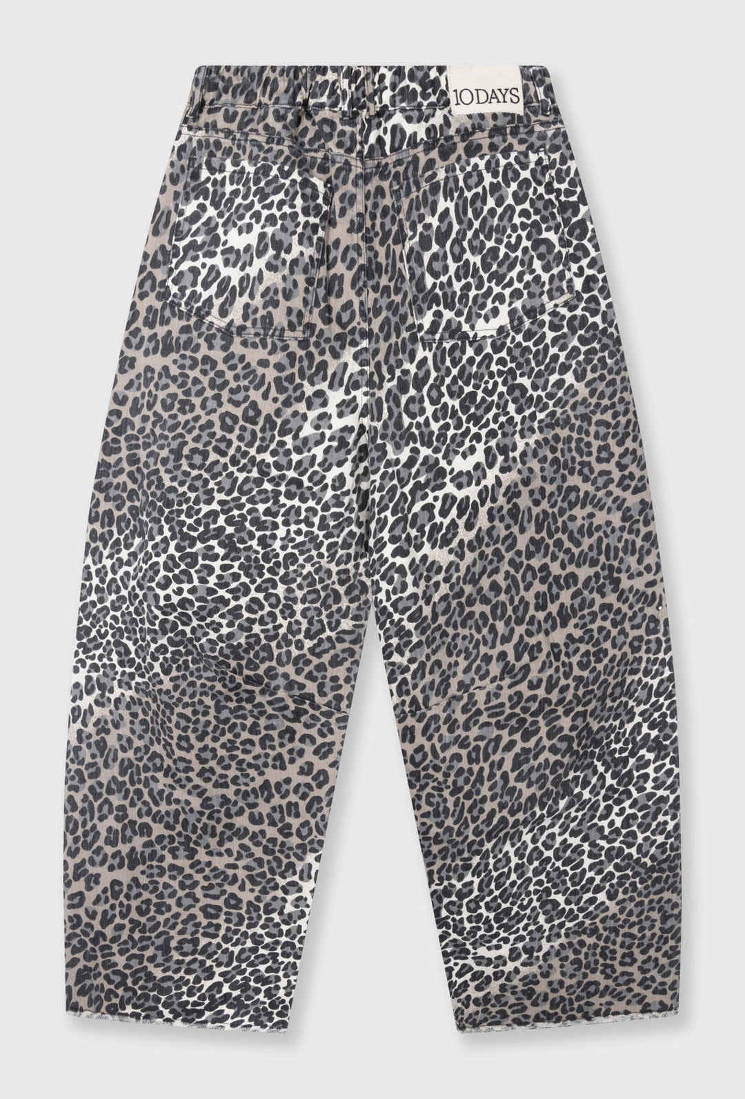 Spodnie wide leg ze zwierzęcym printem