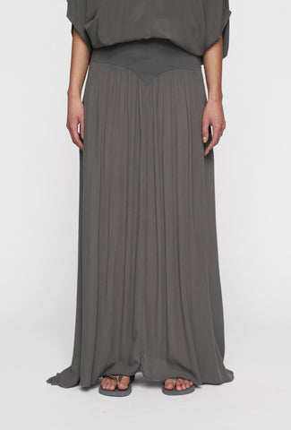 Spódnica maxi w szarym kolorze