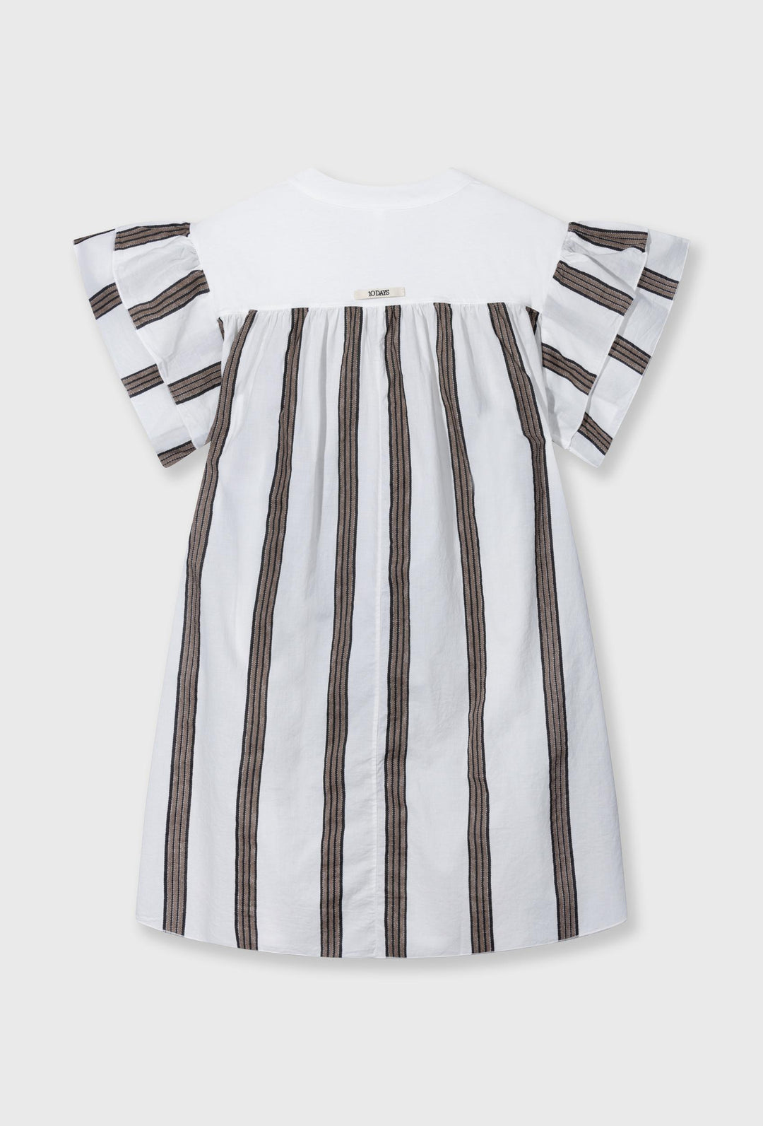 Sukienka o swobodnym kroju z krótkim rękawem