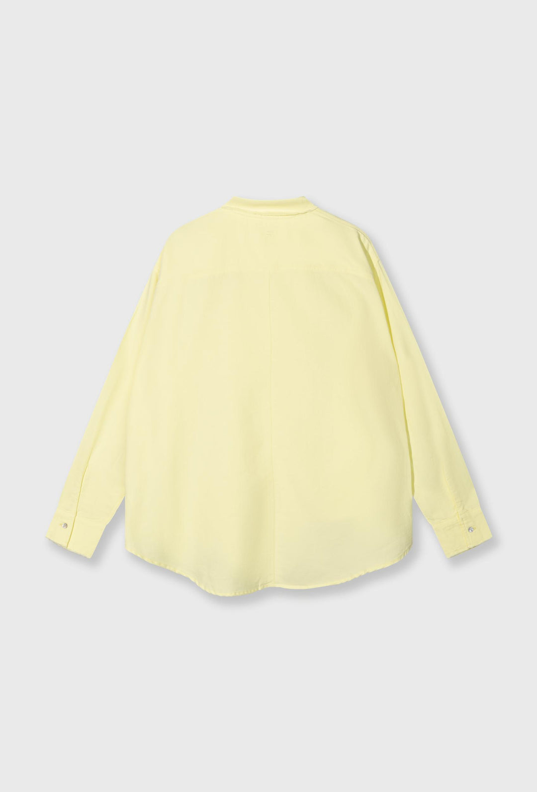 Koszula oversize w pastelowym żółtym kolorze