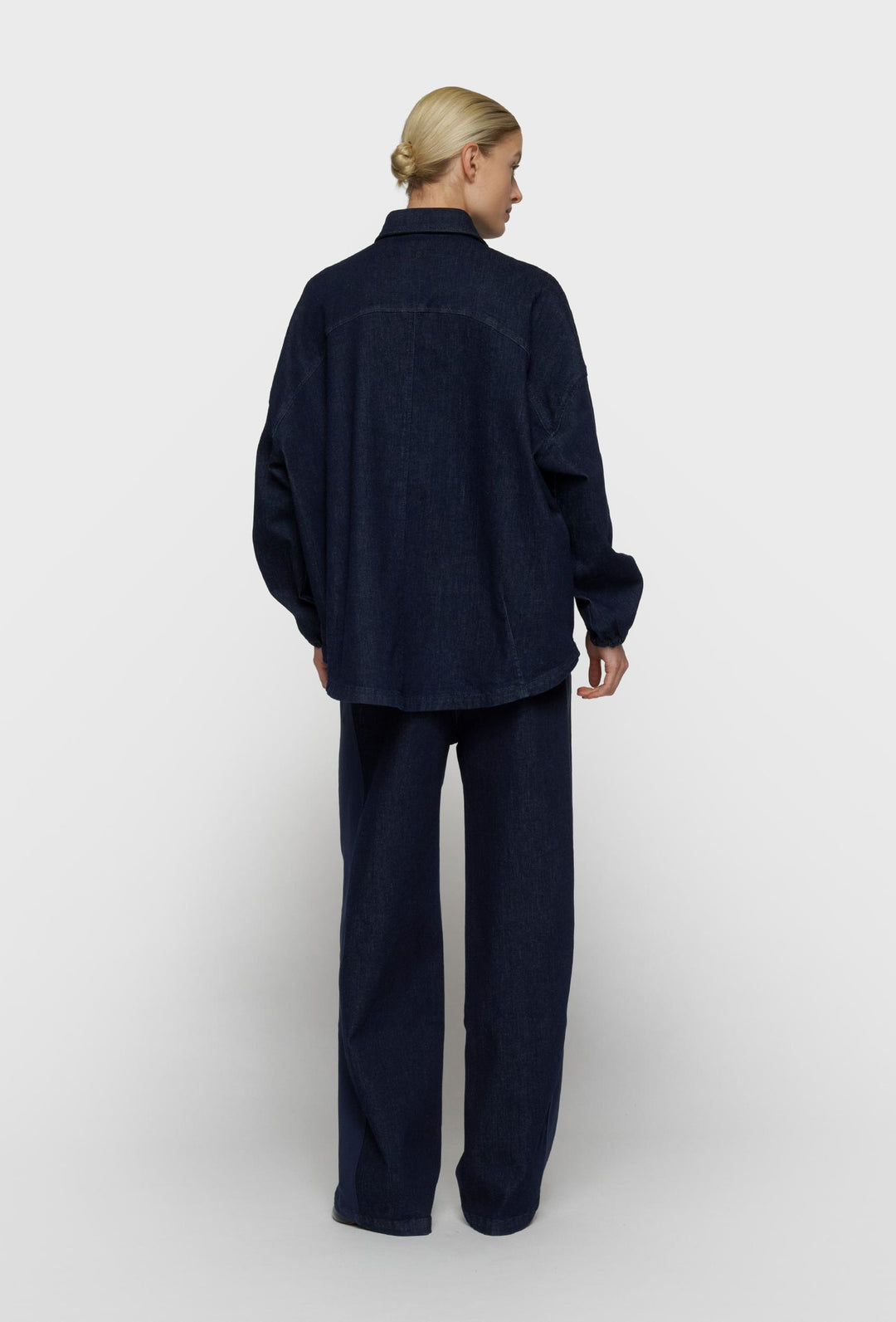 Granatowa koszula jeansowa oversize 10DAYS
