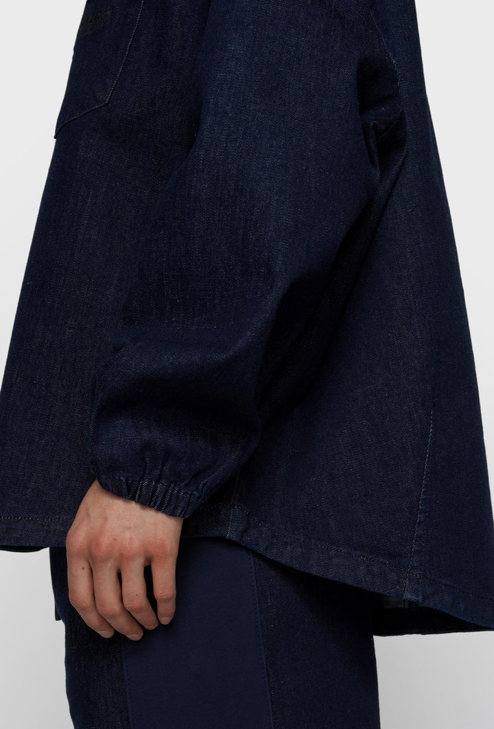 Granatowa koszula jeansowa oversize 10DAYS