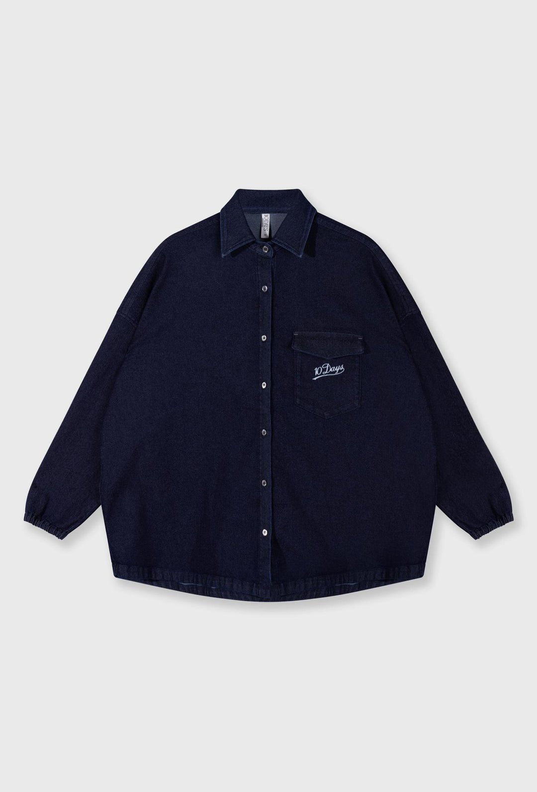 Granatowa koszula jeansowa oversize 10DAYS