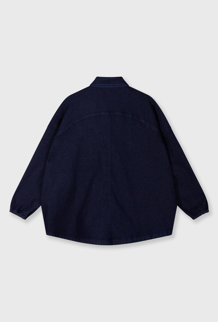 Granatowa koszula jeansowa oversize 10DAYS