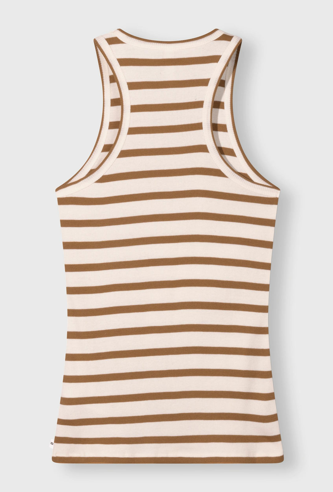 Dopasowany top w paski o kroju racerback