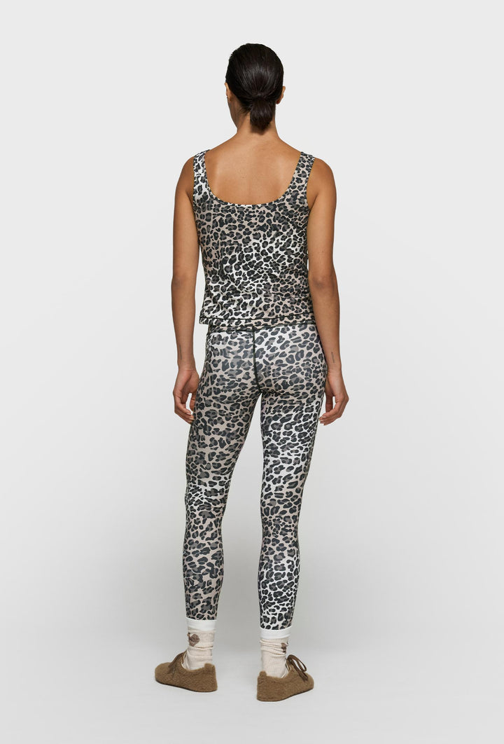 Top bez rękawów zw zwierzęcym printem