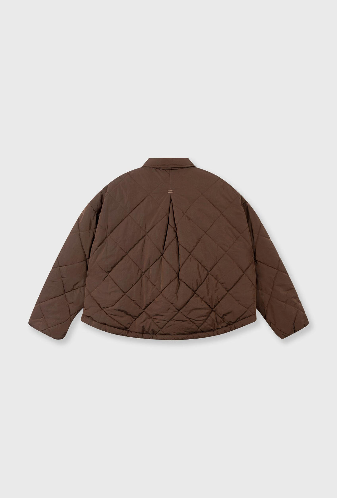 Krótka kurtka bomberka typu quilted z kołnierzem