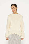 Sweter oversize z bawełną