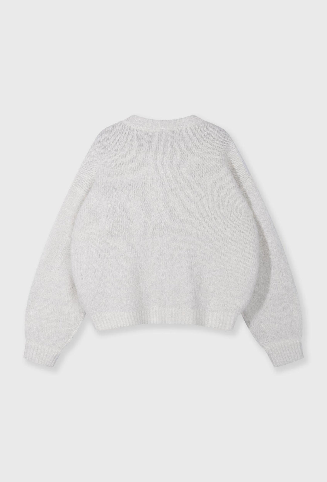 Kremowy kardigan damski z logo 10DAYS