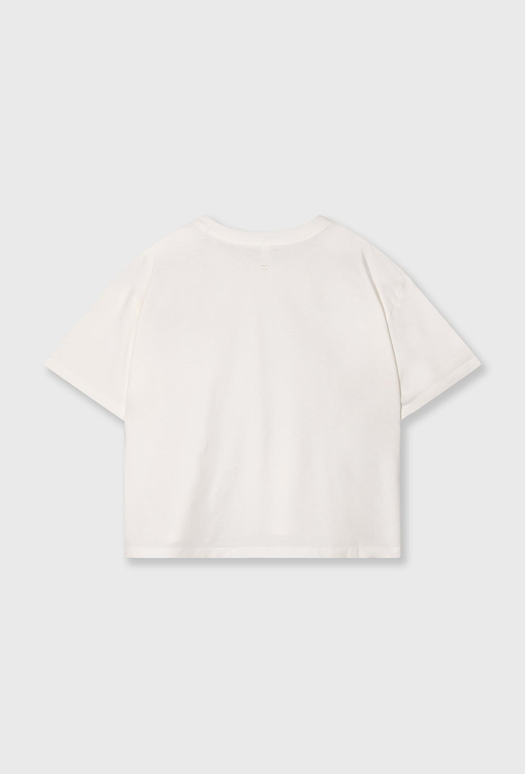 T-shirt w kolorze ecru z haftowaną aplikacją 10DAYS