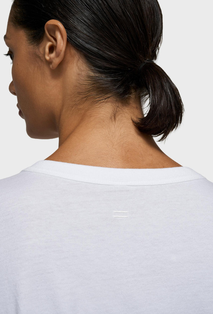 Bawełniany T-shirt oversize z metalicznym nadrukiem