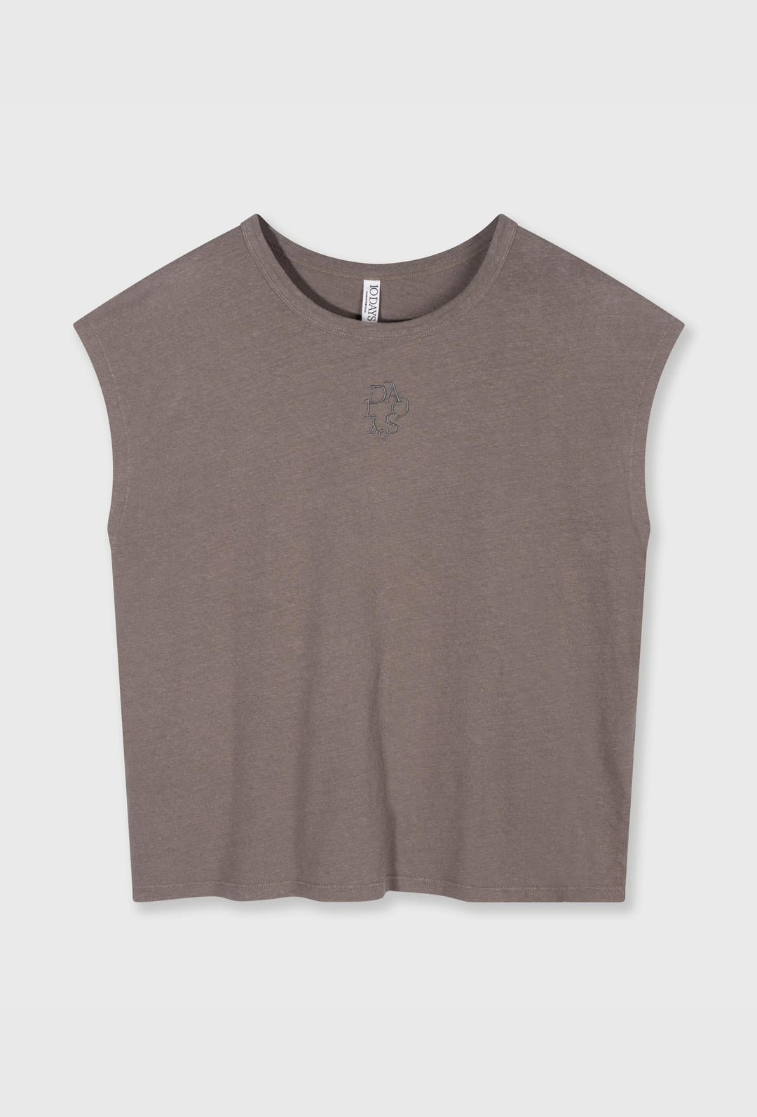 T-shirt minimalistyczne w kolorze taupe