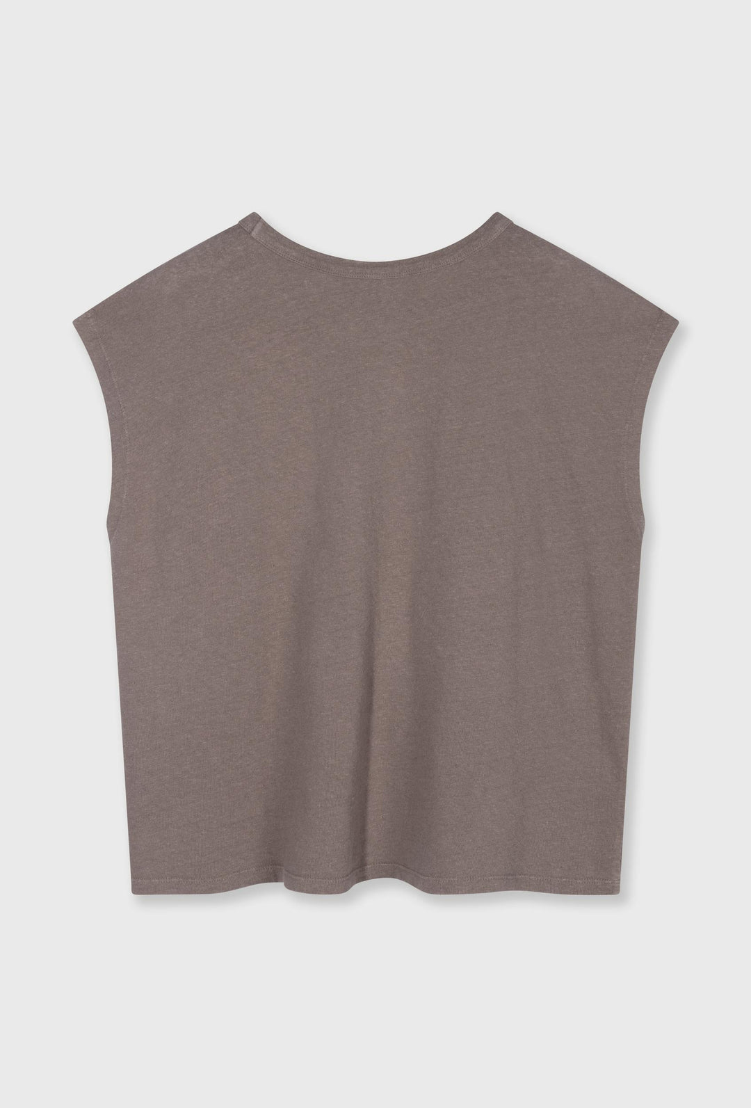 T-shirt minimalistyczne w kolorze taupe