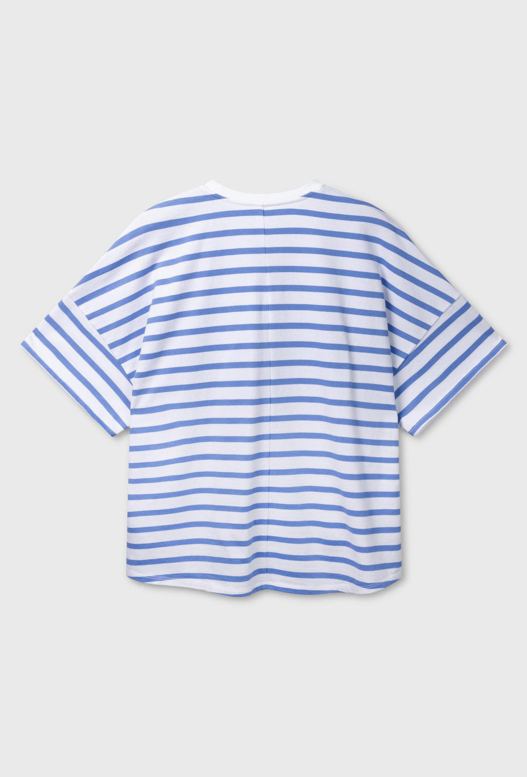 T-shirt damski oversize w niebieskie paski 10DAYS