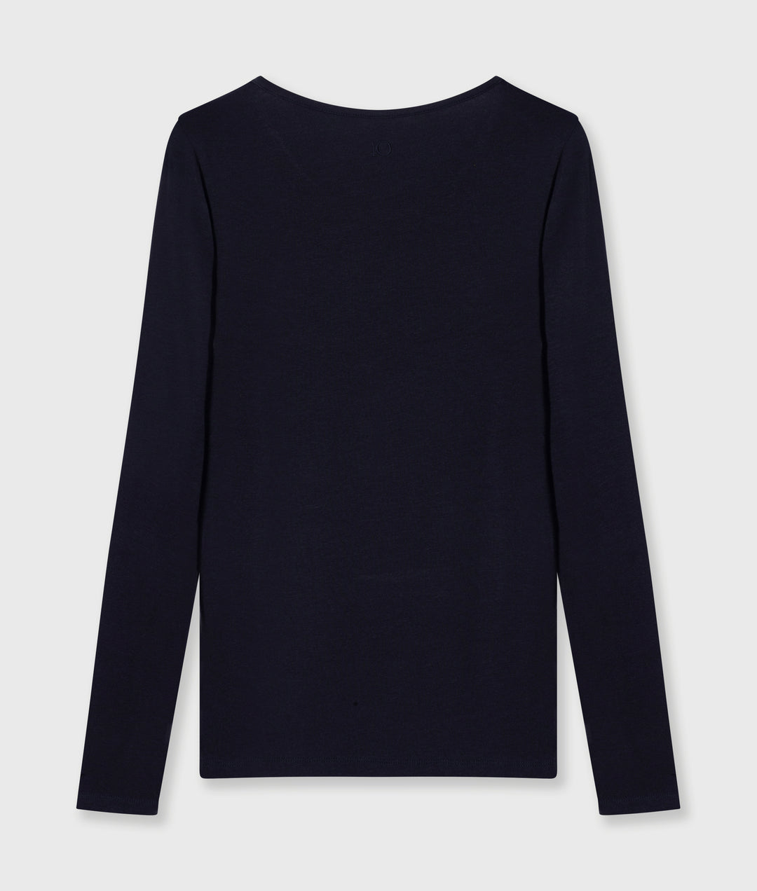 Gładki longsleeve w granatowym kolorze