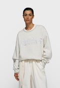 Melanżowa bluza oversize z aplikacją logo 10DAYS