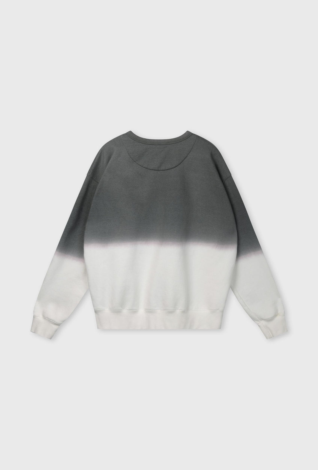 Bawełniana bluza oversize z efektem ombre
