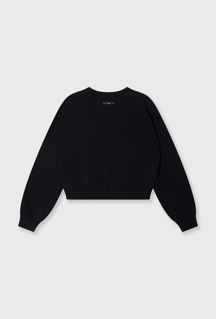 Nierozpinana bluza w czarnym kolorze z logo marki