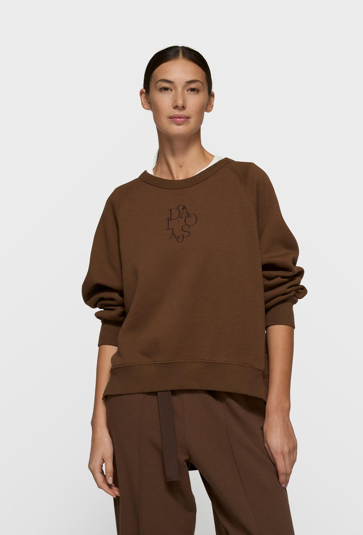 Bluza oversize z haftowanym logo