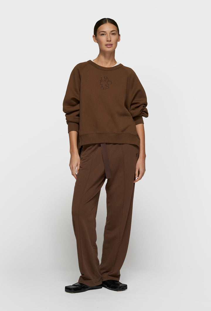 Bluza oversize z haftowanym logo