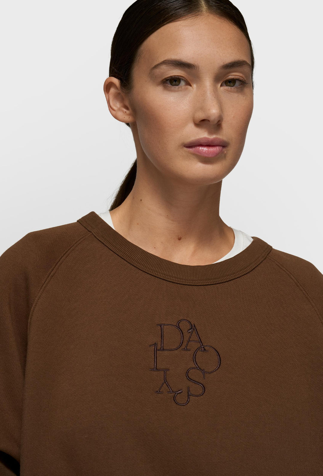 Bluza oversize z haftowanym logo