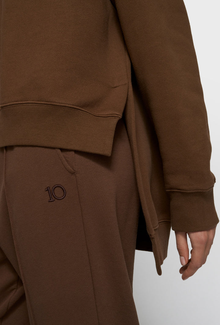 Bluza oversize z haftowanym logo