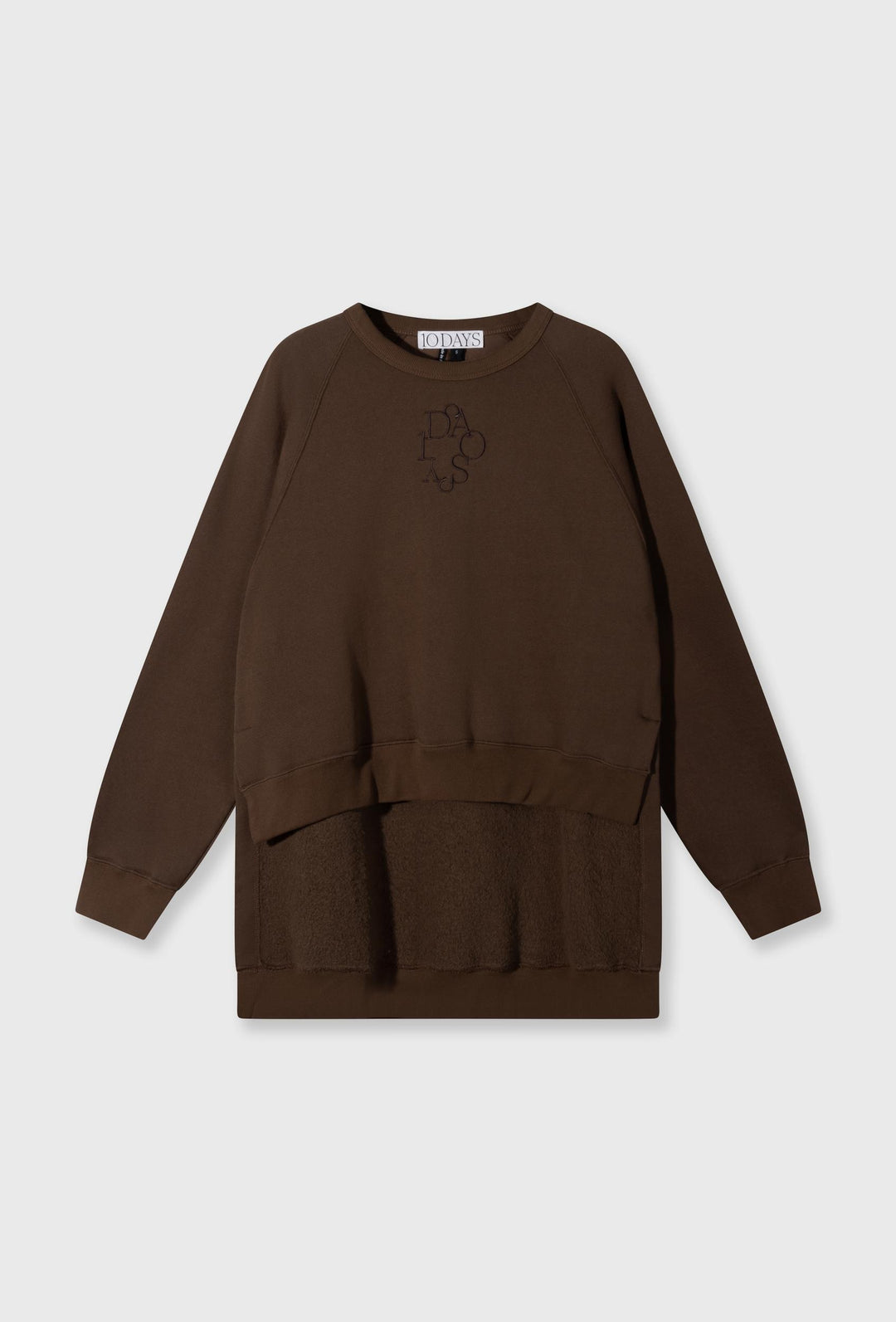 Bluza oversize z haftowanym logo