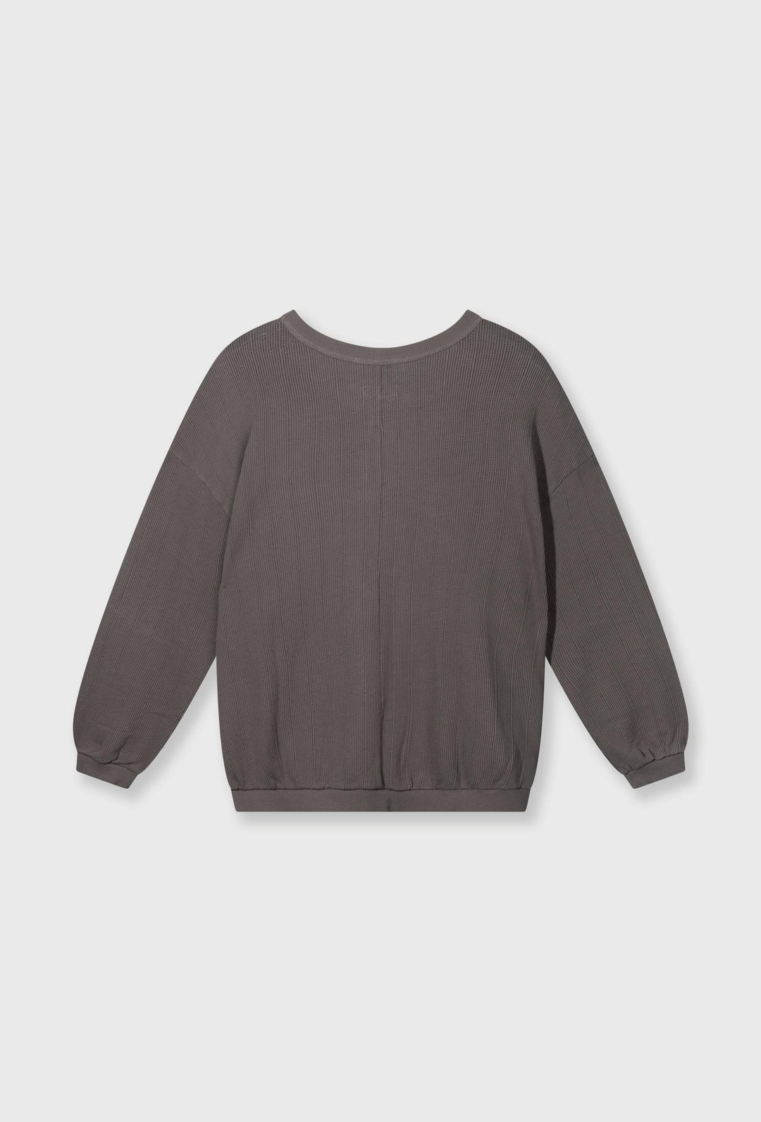 Luźna bluza o sportowym charakterze w kolorze taupe