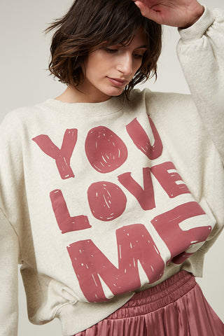 Bluza oversizowa z nadrukiem