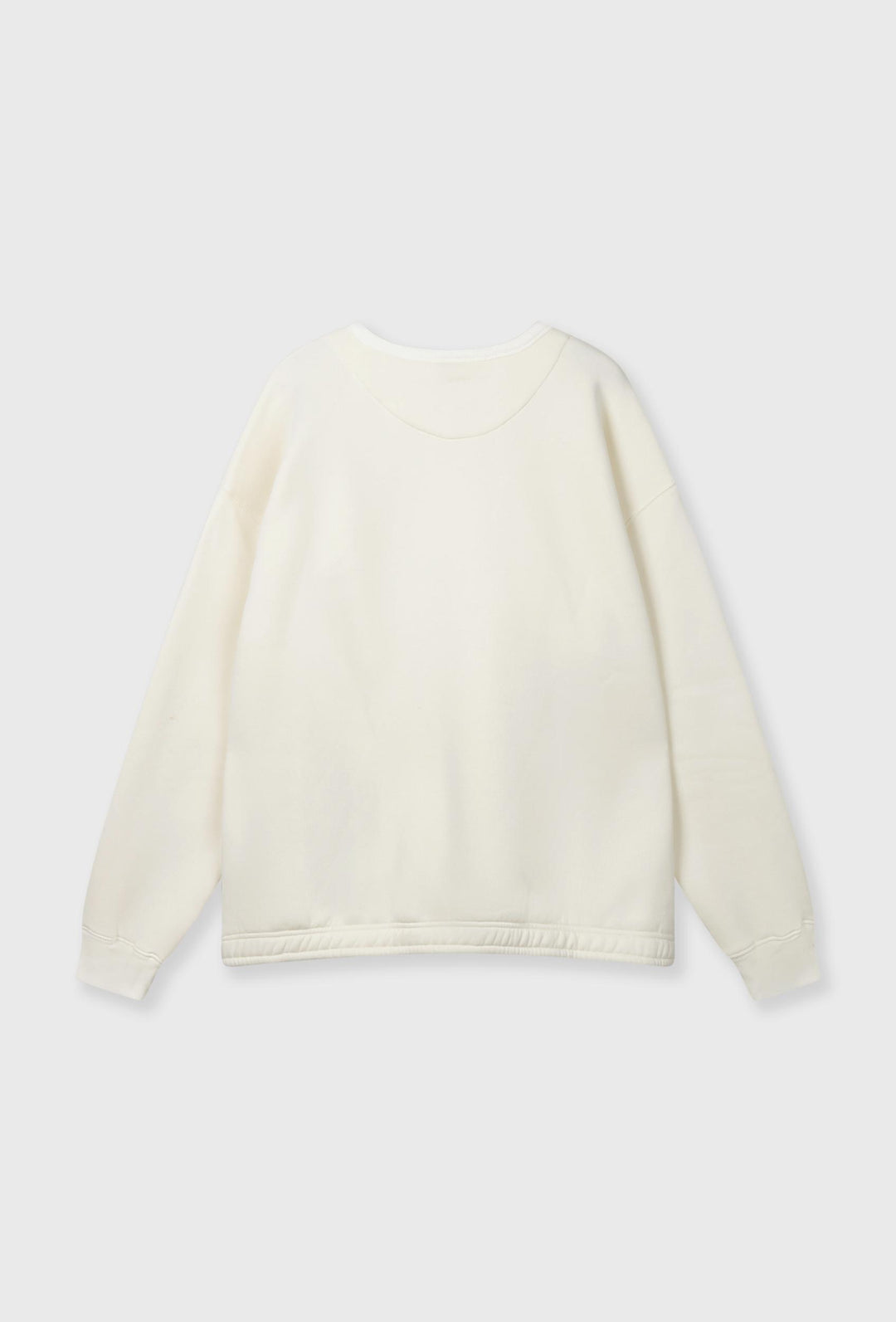 Kremowa bluza z wypukłym haftem 10Days