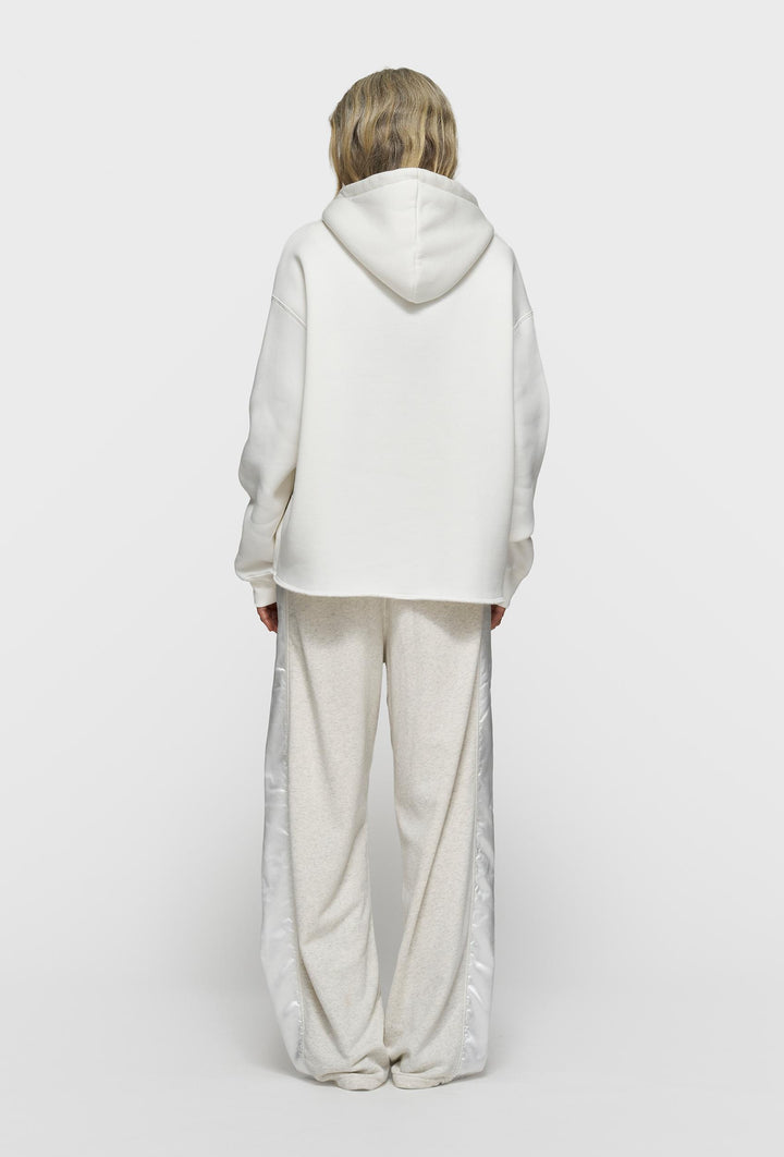 Kremowa bluza z kapturem z aplikacją „10DAYS”