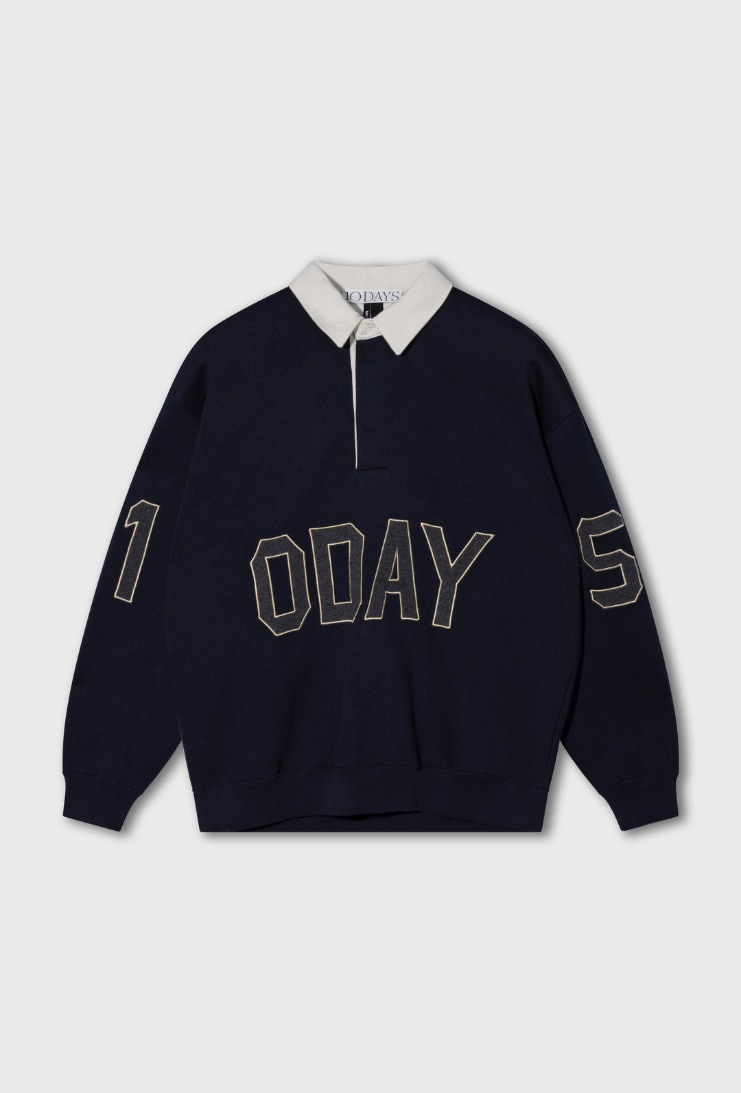 Bluza polo z kontrastowym kołnierzykiem 10DAYS
